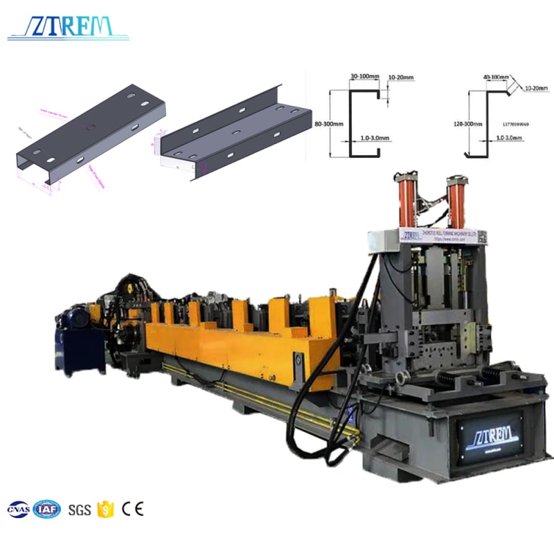 3499CC拉斯维加斯全自动换型CZ型钢成型机